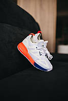 Кросівки дитячі на дівчинку і хлопчика білі Adidas ZX 2K. Взуття для дітей біла Адідас ЗХ 2К, фото 3