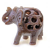 Слон из мыльного камня резной (5,5х4х6 см)