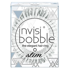 Invisi Bobble Hair ring SLIM - Гумка-спіраль You're Greyt (уп 3 шт)