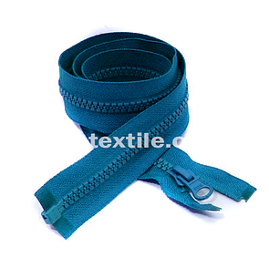 Блискавка тракторна 40 см Блакитна-бірюза (Тип 5)