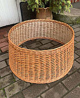 Кошик під ялинку кошик круг для ялинки сплетений кошик підставка для ялинки