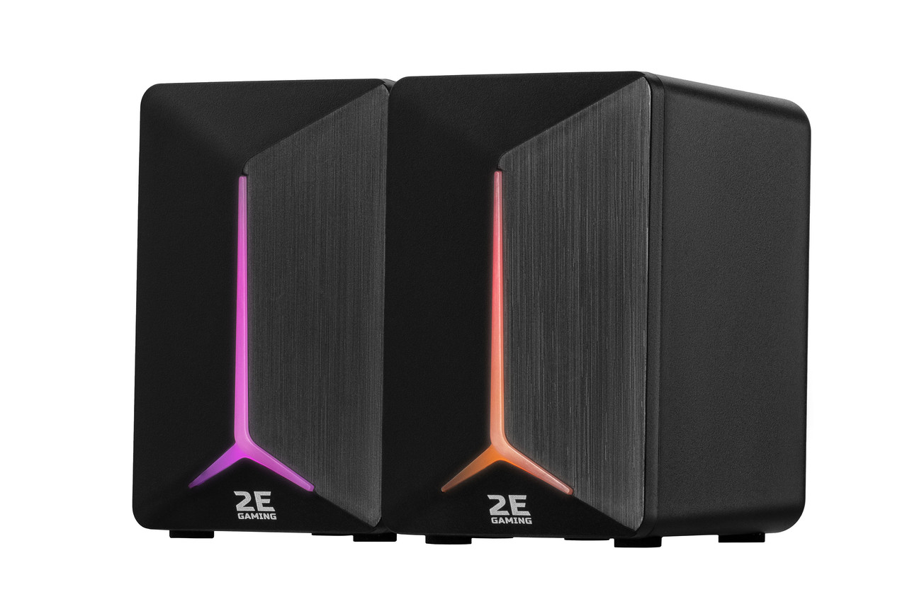 Комп'ютерні колонки  2E Gaming Speakers SG300 2.0 RGB 3.5mm Black