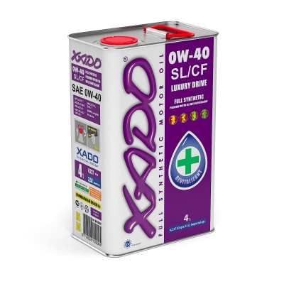 Масло экстра класса XADO Atomic Oil 0W-40 SL/CF 4л