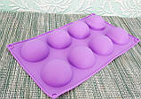 Силіконова форма Півсфера 8 | Силіконова форма півсфера | Силіконова форма сфера, фото 2