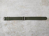 РЕМЕШОК НАТО NATO ZULU ЗУЛУ НЕЙЛОН 22 ММ ХАКІ, фото 2