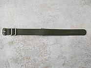 РЕМЕШОК НАТО NATO ZULU ЗУЛУ НЕЙЛОН 22 ММ ХАКІ, фото 3