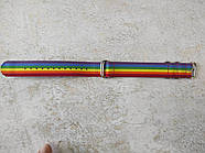 РЕМІНЕЦЬ НАТО NATO ZULU ЗУЛУ НЕЙЛОН 22 ММ кольоровий (веселка), фото 2