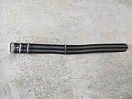 РЕМІНЕЦЬ НАТО NATO ZULU ЗУЛУ НЕЙЛОН 20 ММ ЧОРНИЙ У СІРУ СМУЖКУ, фото 3