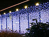 Гірлянда "Водоспад" 480 LED-ламп, розмір 3.0 * 2,20 м, штора/світлова завіса/дощ, холодний білий світ, фото 10