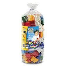 Конструктор "Юні-блок" (70 дет.) (паяний кульок ) 0118 Юніка, фото 1