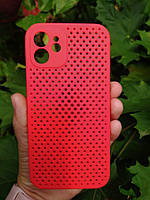 Накладка Breathable iPhone 12 Красный