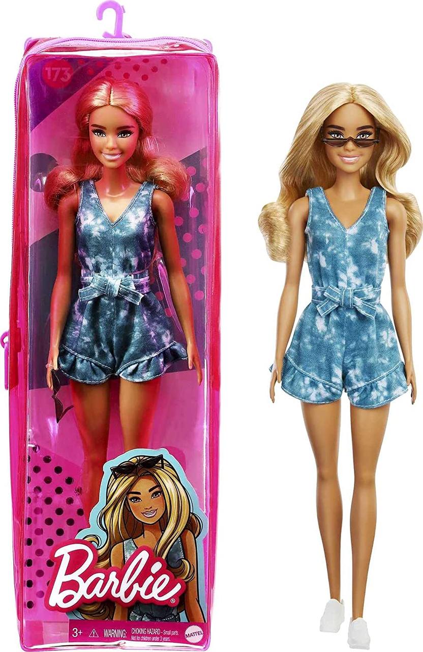 Лялька Barbie Модниця 173 у комбінезоні з ефектом тай-дай (GRB65)