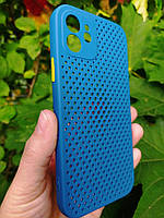 Накладка Breathable iPhone 12 Синий