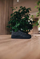 Стильні дитячі кросівки для дівчинки і хлопчика чорні Nike Air Force 1. Взуття для дітей Найк Аір Форс 1, фото 5