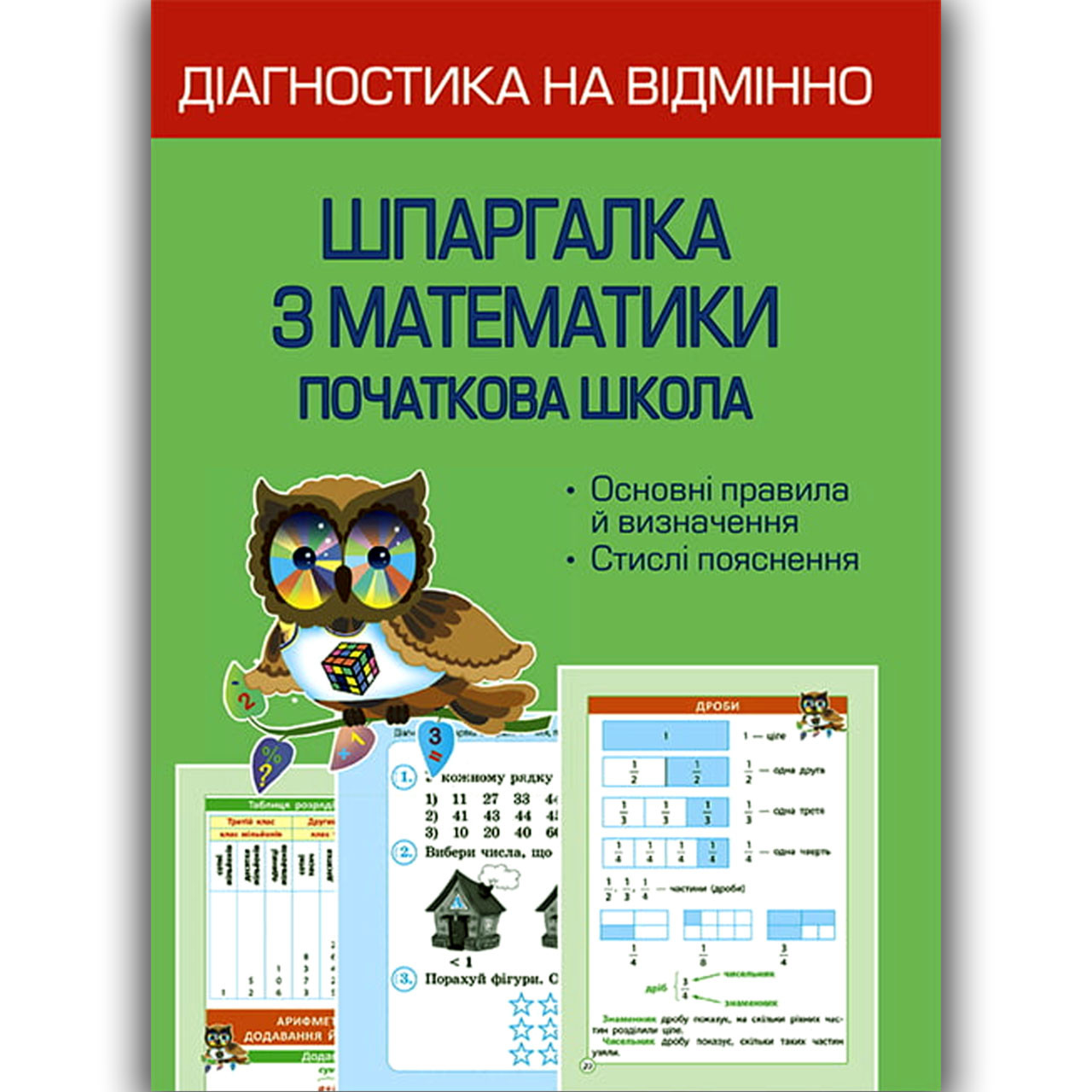Шпаргалка з математики Початкова школа Авт: Мещерякова К. Вид: Весна