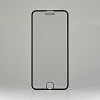 Защитное стекло на Iphone SE 2020 черное клеевой слой по всей поверхности