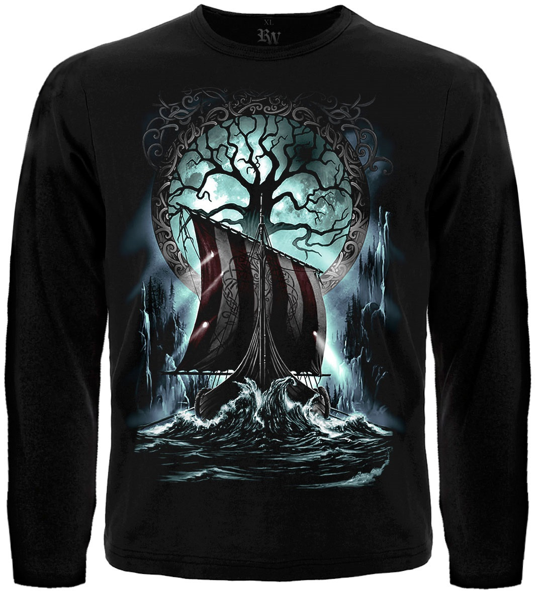 Футболка з довгим рукавом Драккар (Дерево Життя), Розмір XL, фото 1