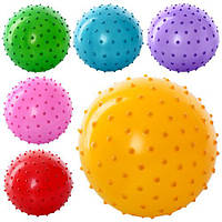 Мяч массажный MS 0022 (250шт) 4 дюйма, ПВХ, 25г, 6 цветов
