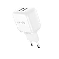 BOROFONE BA18 Vigorous power 2USB/2.1A white