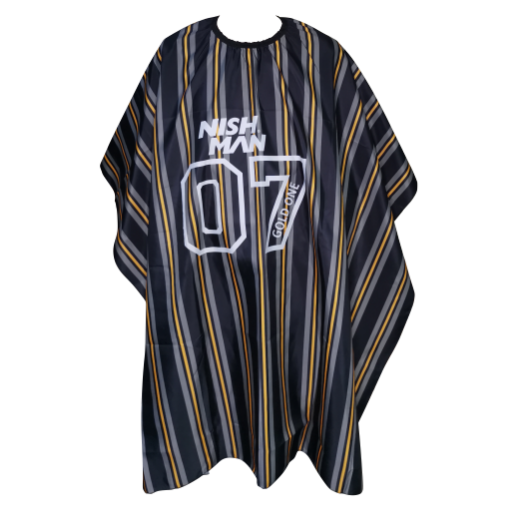 Накидка для стриження та гоління Nishman 07 Gold One