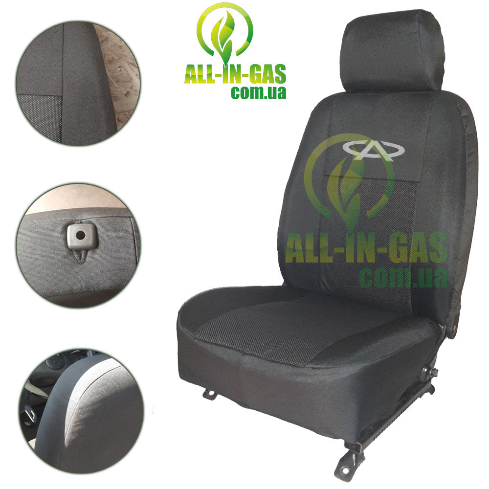 Чохли на сидіння Chery Amulet 2003-2012 / автомобільні чохли Чері Амулет (стандарт), фото 1