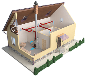 Камінний вентилятор на дах ВКТ 4Е 250 Вентс, фото 2