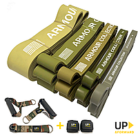 Резинки для подтягивания и тренировок UP & FORWARD Петли 5 шт. 3 - 55 кг UF1000