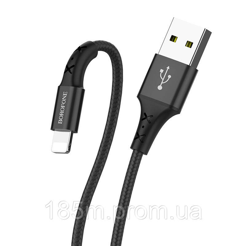 BOROFONE BX20 Enjoy USB AM на iPhone 2A 1m black