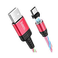 HOCO U90 Ingenious Streamer USB AM на Micro 2A/1m Red 1.2м Red