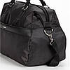 Сумка дорожня спортивная багажна тканинна з плечовим ременем містка на 31 л. розмір 46*30*23 см чорна Dolly 794, фото 9