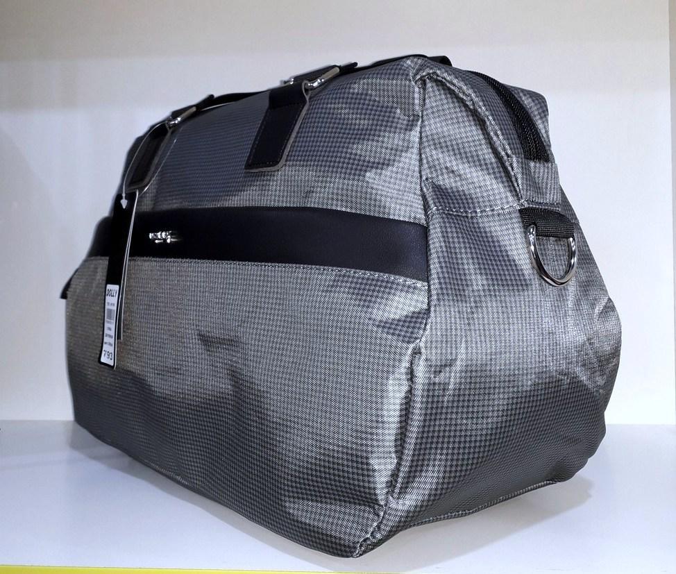 Сумка дорожня з плечовим ременем середня на 20 л. розмір 40*26*20 см Сіра Dolly 793