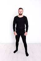 Термобелье для мужчин двухслойное теплое Calvin Klein термокофта и штаны мужские черного цвета размер XXL