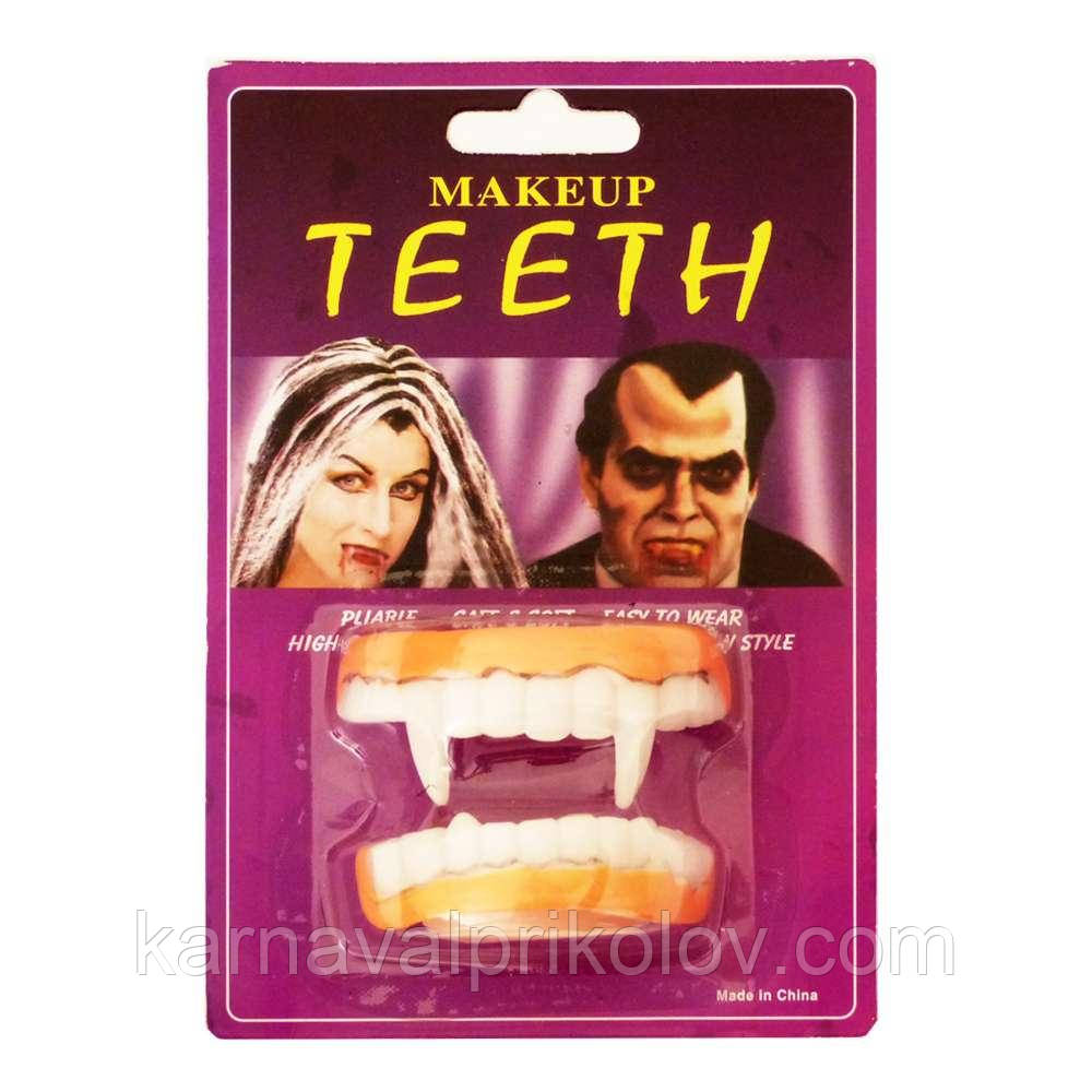 Зубы Вампира резиновые двойные - фото 2 - id-p592175752