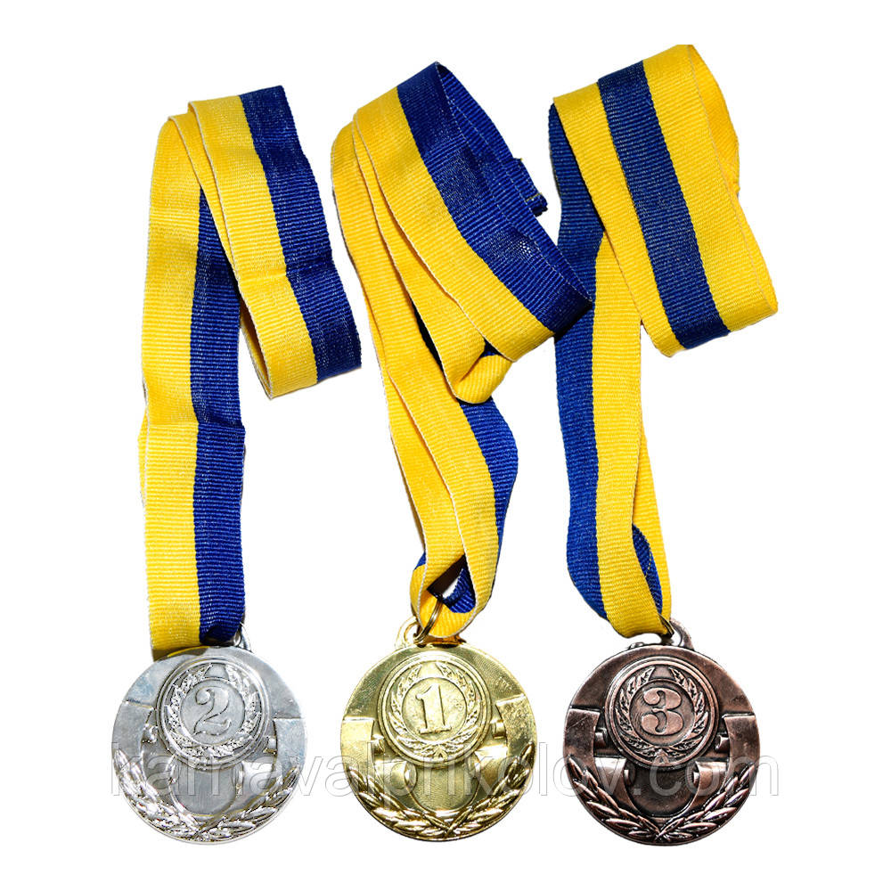 Медаль наградная 43510 Д5см 2 место Серебро - фото 3 - id-p612275286