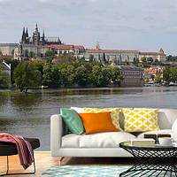 Фотообои Прага панорамное фото на Карлов мост Aртикул 10066