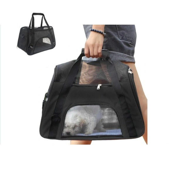Транспортер - сумка для собак / кішок чорний 15672