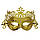 Венеціанська маска Ізабелла (золота), фото 3