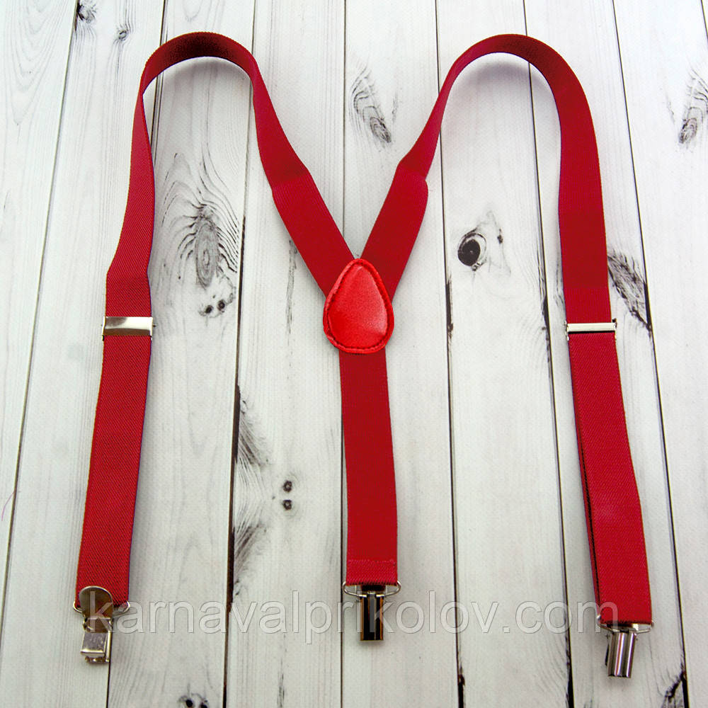 Підтяжки (червоні)