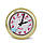 Настінний годинник Камасутра маленькі (золотий з рожевим), фото 2