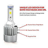 Світлодіодна LED лампа головного світла 9005/9006(HB3/HB4) White/Yellow COB 4800Lm 25Watt 6000K/4300K, фото 7