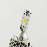 Світлодіодна LED лампа головного світла 9005/9006(HB3/HB4) White/Yellow COB 4800Lm 25Watt 6000K/4300K, фото 4