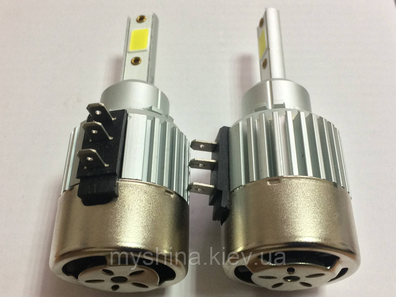 Світлодіодна LED лампа головного світла 9005/9006(HB3/HB4) White/Yellow COB 4800Lm 25Watt 6000K/4300K