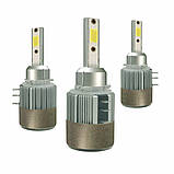Світлодіодна LED лампа головного світла 9005/9006(HB3/HB4) White/Yellow COB 4800Lm 25Watt 6000K/4300K, фото 3