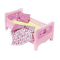 Кроватка для куклы BABY BORN - СЛАДКИЕ СНЫ (с постельным набором) 824399