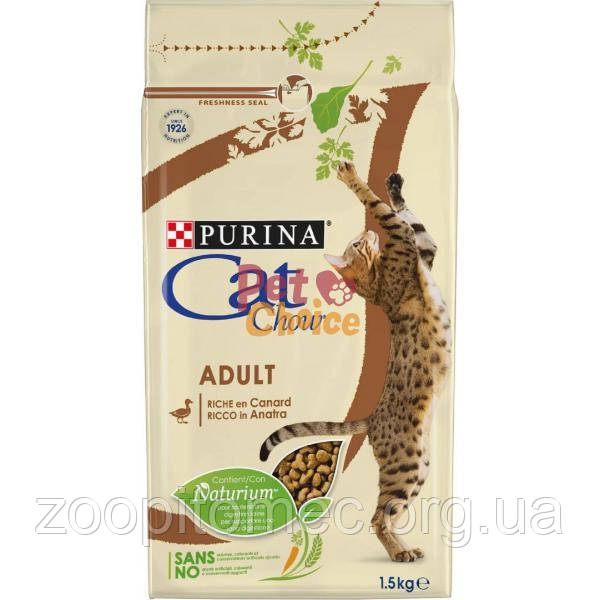 CAT CHOW (Кет Чау) Adult корм для кошек (утка), 1,5 кг: продажа, цена в ...