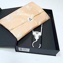 Шовкова жіноча нічна сорочка і халат. Комплект "Мадейра". TM"Silk Kiss". Madeira. Бордовий, фото 2