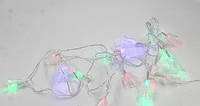 Новогодняя гирлянда светодиодная Xmas LED 20 Parts-5 колокольчики разноцветный