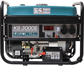 Генератор бензиновий Konner&Sohnen KS 3000E (3 кВт)