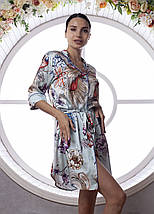 Шовкова жіноча сорочка, халат "Буенос-Айрес". TM"Silk Kiss". Buenos Aires. Натуральний 100% шовк, фото 3