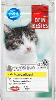 Сухий корм для чутливих кішок Dein Bestes Sensitive, 750 гр